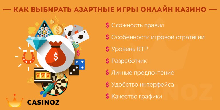 как выбрать лучшие игры онлайн казино?