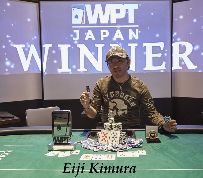 Эиджи Кимура победил в основном событии 2017 WPT Japan