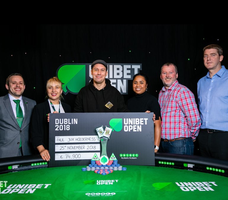 Пол Йукс Холдернесс победил в основном событии турнира серии 2018 Unibet Open Dublin