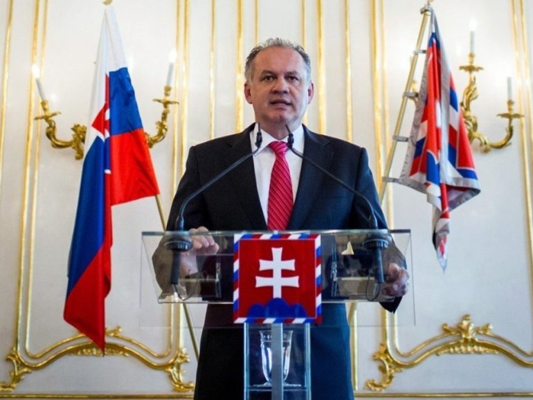 Президент Словакии Andrej Kiska