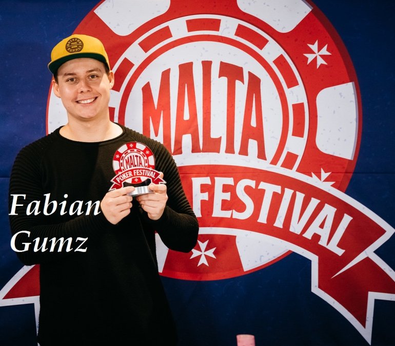 Фабиан Гумз на турнире Grand Event Фестиваля покера на Мальте