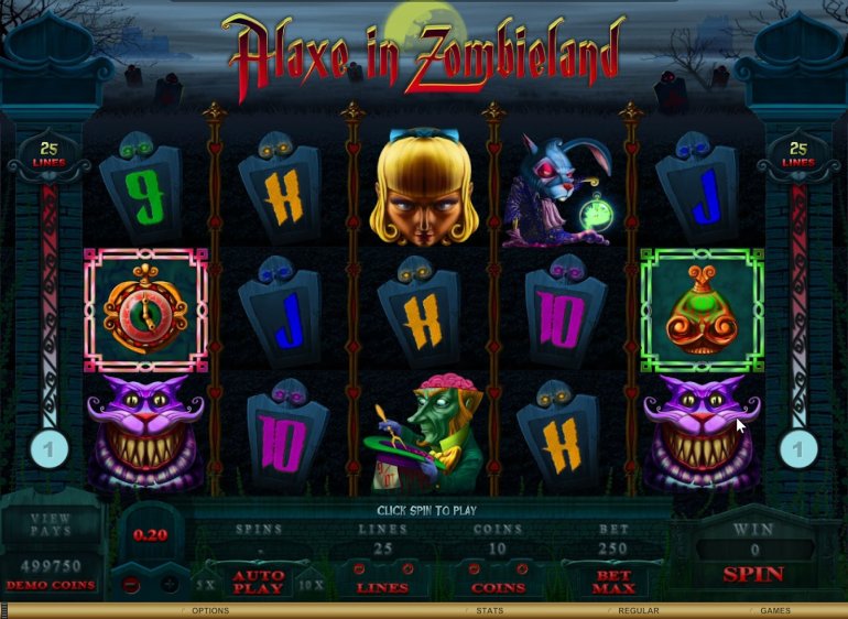 Игровой слот Alaxe in Zombieland