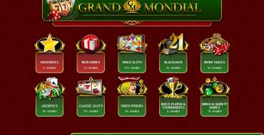 Grand Mondial casino: Слоты