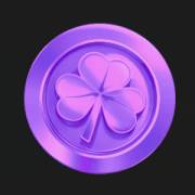 3 Leprechaun Charms: Special Purple Mystery Coin