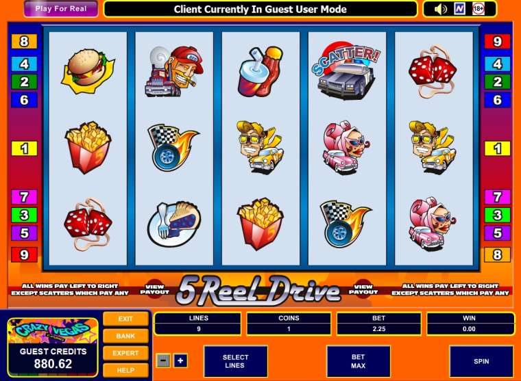 Видео покер 5 Reel Drive демо-игра
