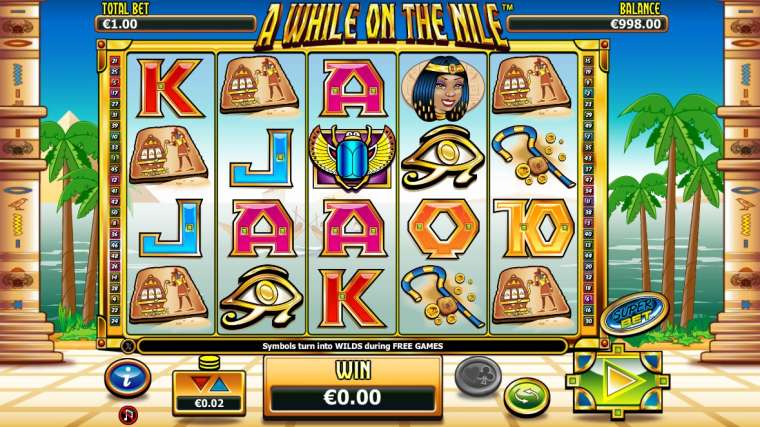 Видео покер A While on the Nile демо-игра
