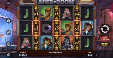 Apes of Doom: Игровой автомат