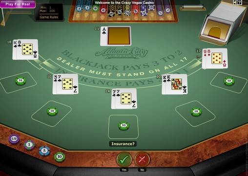 Блэкджек Atlantic City Multi-hand Blackjack Gold