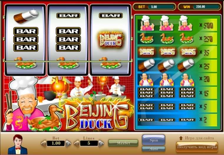 Видео покер Beijing Duck демо-игра