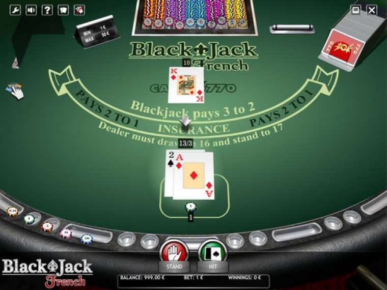 Видео покер Blackjack French демо-игра