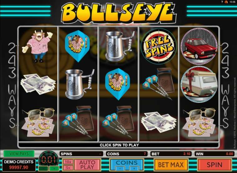 Видео покер Bulls Eye демо-игра