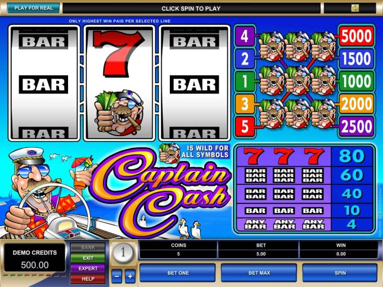 Видео покер Captain Cash  демо-игра