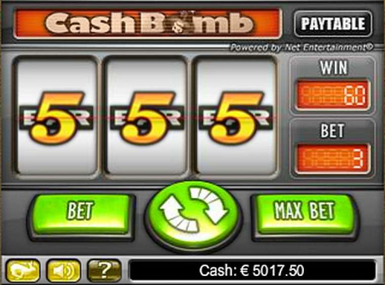 Видео покер Cash Bomb демо-игра