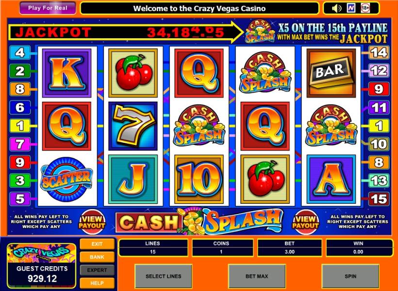 CashSplash 5 Reel