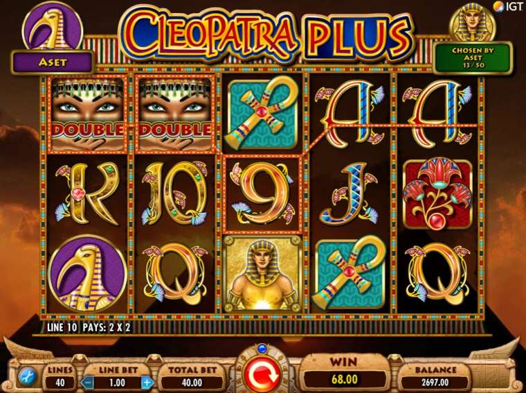 Онлайн слот Cleopatra Plus играть