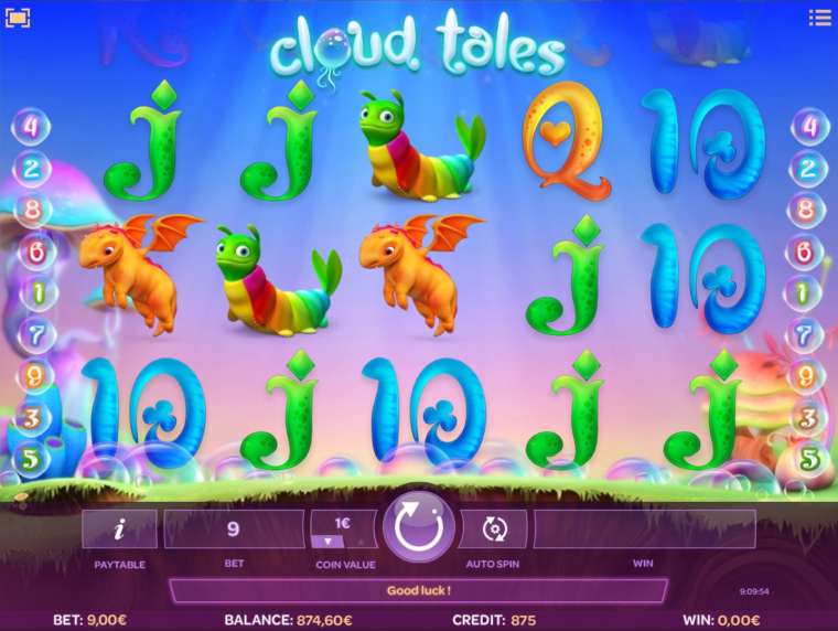 Видео покер Cloud Tales демо-игра