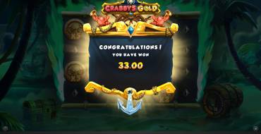 Crabby’s Gold: Выигрыши