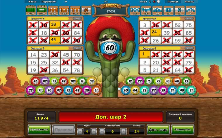 Видео покер Crazy Cactus Bingo демо-игра