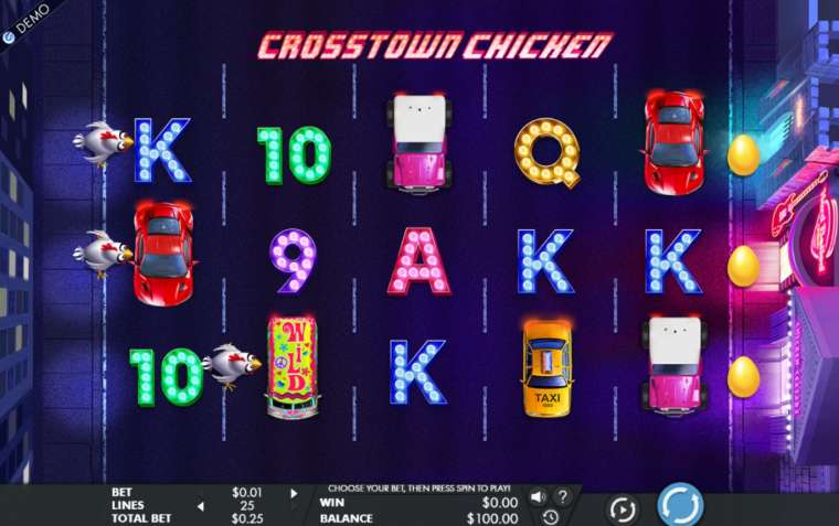 Онлайн слот Crosstown Chicken играть