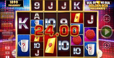 Deal or No Deal: Golden Box Megaways: Выигрыши