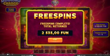 Diamond Charge Megaways: Выигрыши