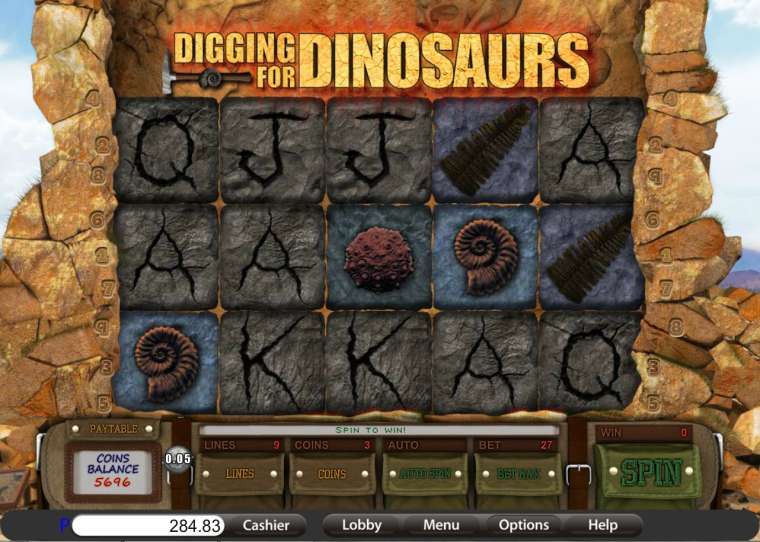Онлайн слот Digging for Dinosaurs играть
