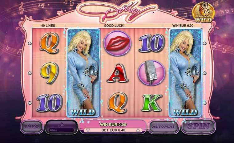 Видео покер Dolly Parton демо-игра