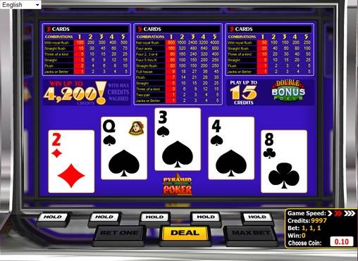 Видео-пекер Double Bonus Pyramid