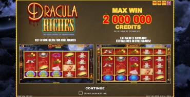Dracula Riches: Уникальные функции