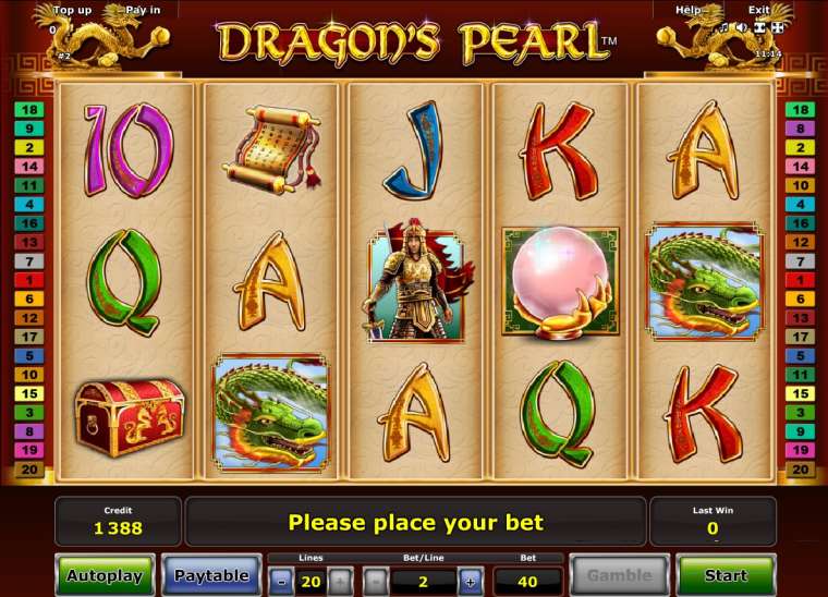 Видео покер Dragons Pearl демо-игра