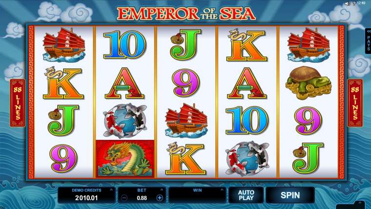 Видео покер Emperor of the Sea демо-игра