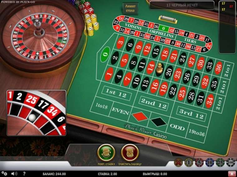 Видео покер English Roulette демо-игра