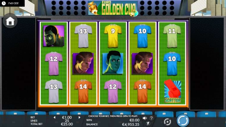 Видео покер Euro Golden Cup демо-игра