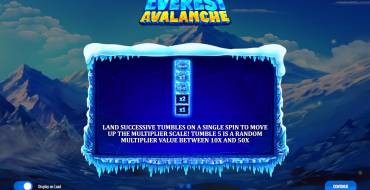Everest Avalanche: Игровой автомат