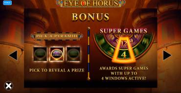Eye of Horus Power 4 Slots: Бонусные игры