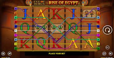 Eye of Horus: Rise of Egypt: Игровой автомат