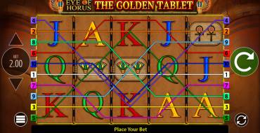 Eye of Horus The Golden Tablet: Игровой автомат