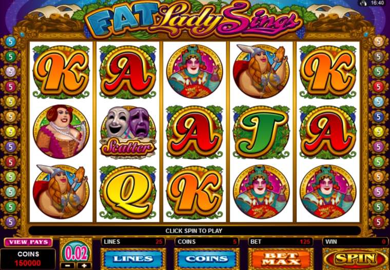 Видео покер Fat Lady Sings демо-игра