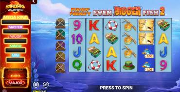 Fishin` Frenzy Even Bigger Fish 2: Rapid Fire Jackpots: Игровой автомат