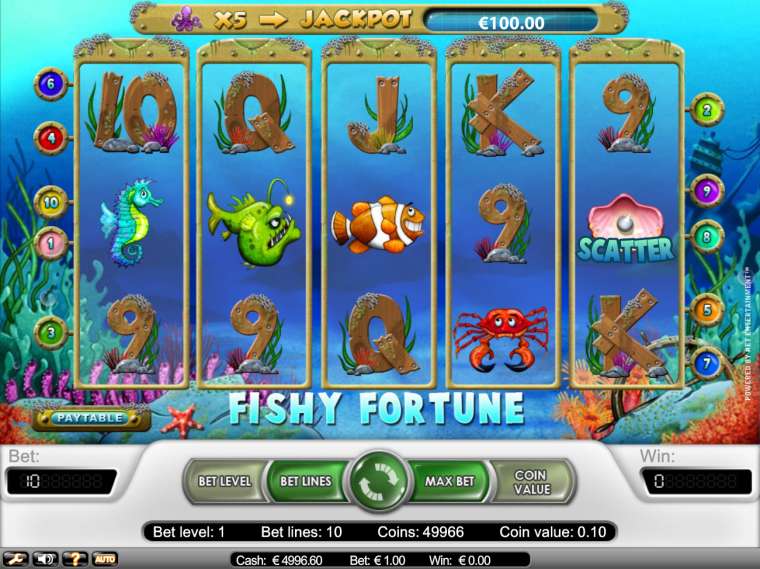 Видео покер Fishy Fortune демо-игра