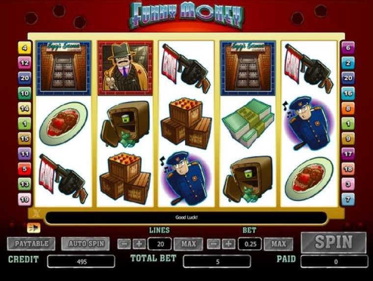 Видео покер Funny Money демо-игра
