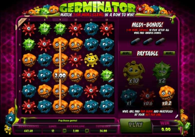 Видео покер Germinator демо-игра