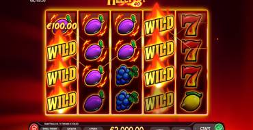 Hell Hot 40: Выигрыши