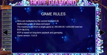 Hope Diamond: Правила
