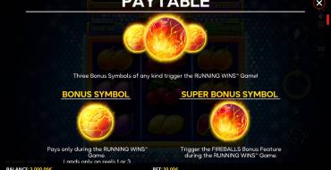 Inferno Fireballs: Уникальные символы