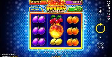 Inferno Fireballs: Интерфейс