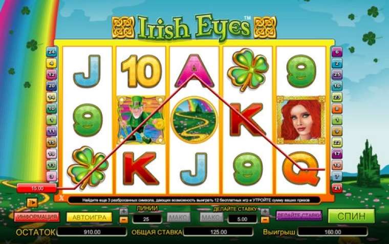 Видео покер Irish Eyes демо-игра