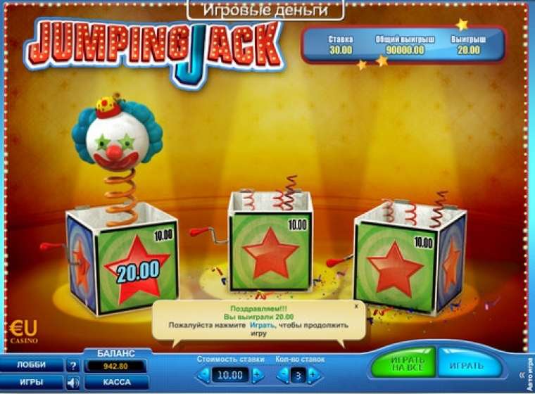 Видео покер Jumping Jack демо-игра