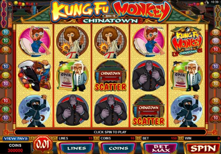Онлайн слот Kung Fu Monkey играть