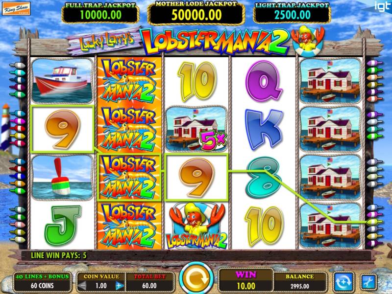 Lucky Larry’s Lobstermania 2